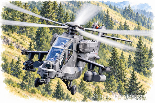 Hélicoptère d'attaque AH-249 Fenice de l'Aviazione dell'Esercito italien