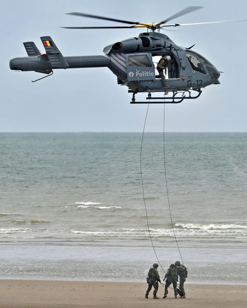 Hélicoptère MD902 G-12 de la Police belge (Federale Politie)