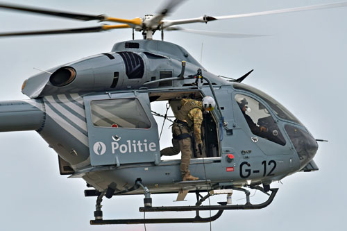 Hélicoptère MD902 G-12 de la Police belge (Federale Politie)