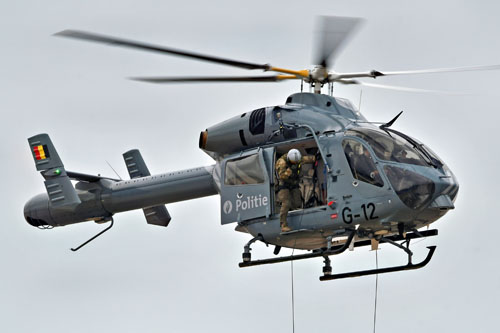 Hélicoptère MD902 G-12 de la Police belge (Federale Politie)