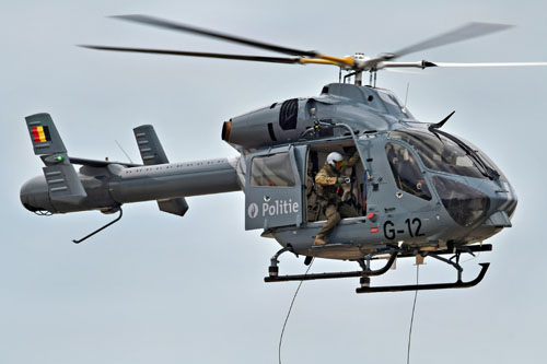 Hélicoptère MD902 G-12 de la Police belge (Federale Politie)