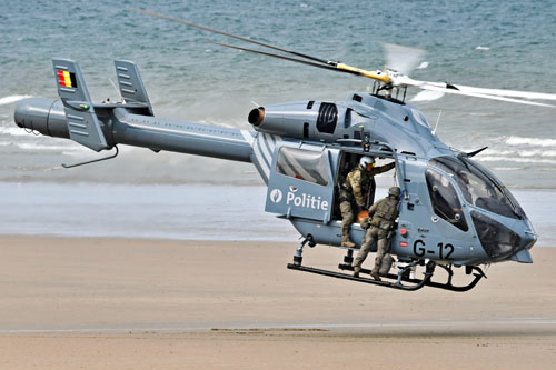 Hélicoptère MD902 G-12 de la Police belge (Federale Politie)