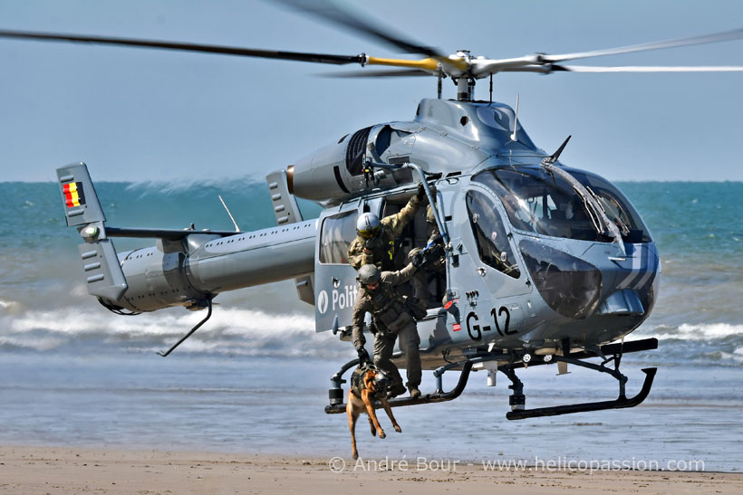 Hélicoptère MD902 G-12 de la Police belge (Federale Politie)