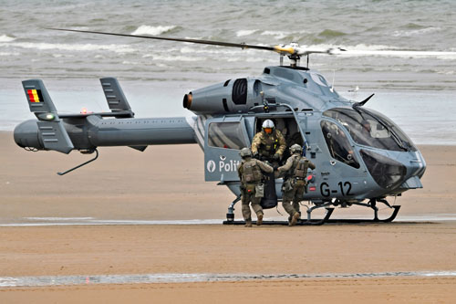 Hélicoptère MD902 G-12 de la Police belge (Federale Politie)