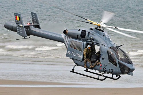 Hélicoptère MD902 G-12 de la Police belge (Federale Politie)