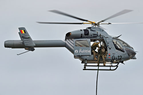 Hélicoptère MD902 G-12 de la Police belge (Federale Politie)