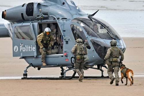 Hélicoptère MD902 G-12 de la Police belge (Federale Politie)