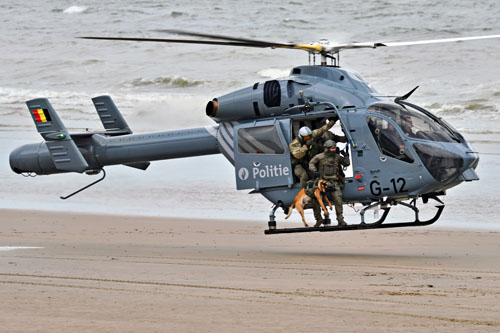 Hélicoptère MD902 G-12 de la Police belge (Federale Politie)