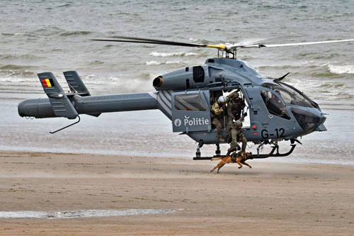 Hélicoptère MD902 G-12 de la Police belge (Federale Politie)