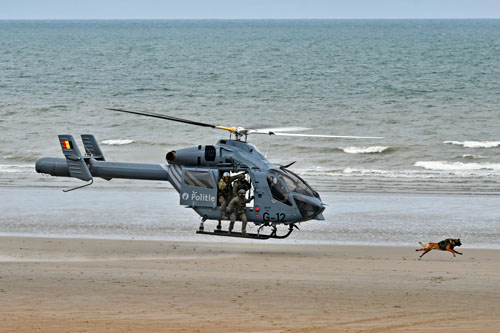 Hélicoptère MD902 G-12 de la Police belge (Federale Politie)