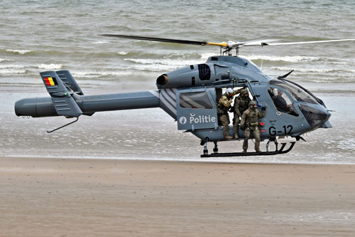 Hélicoptère MD902 G-12 de la Police belge (Federale Politie)