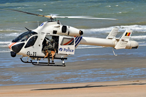 Hélicoptère MD902 G-11 de la Police belge (Federale Politie)