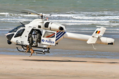 Hélicoptère MD902 G-11 de la Police belge (Federale Politie)