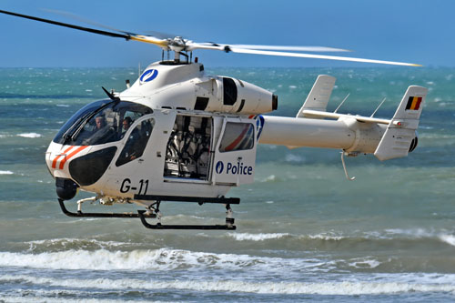 Hélicoptère MD902 G-11 de la Police belge (Federale Politie)