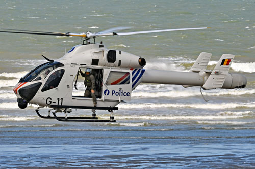 Hélicoptère MD902 G-11 de la Police belge (Federale Politie)