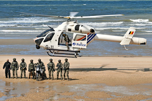 Hélicoptère MD902 G-11 de la Police belge (Federale Politie)