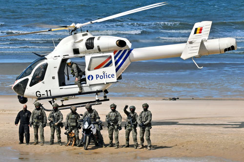 Hélicoptère MD902 G-11 de la Police belge (Federale Politie)