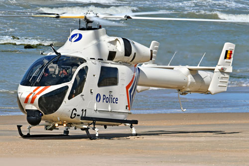 Hélicoptère MD902 G-11 de la Police belge (Federale Politie)