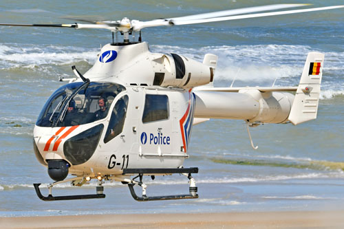 Hélicoptère MD902 G-11 de la Police belge (Federale Politie)