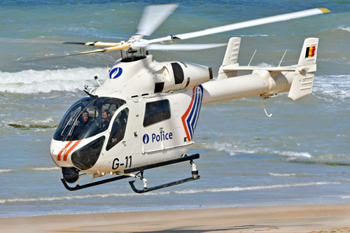 Hélicoptère MD902 G-11 de la Police belge (Federale Politie)