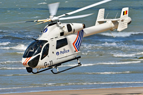 Hélicoptère MD902 G-11 de la Police belge (Federale Politie)