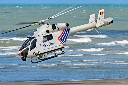 Hélicoptère MD902 G-11 de la Police belge (Federale Politie)