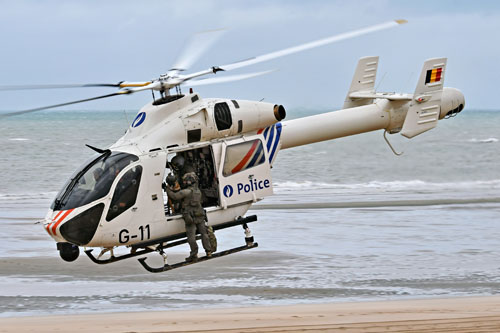 Hélicoptère MD902 G-11 de la Police belge (Federale Politie)