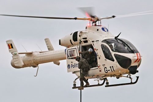 Hélicoptère MD902 G-11 de la Police belge (Federale Politie)