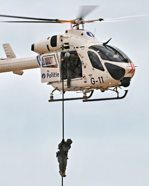 Hélicoptère MD902 G-11 de la Police belge (Federale Politie)