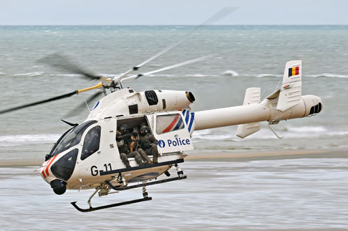 Hélicoptère MD902 G-11 de la Police belge (Federale Politie)