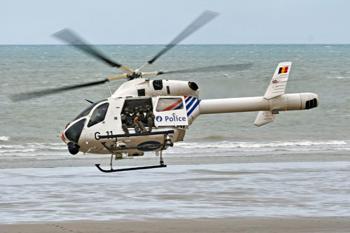 Hélicoptère MD902 G-11 de la Police belge (Federale Politie)