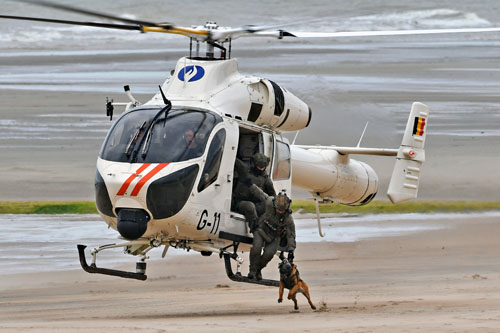 Hélicoptère MD902 G-11 de la Police belge (Federale Politie)