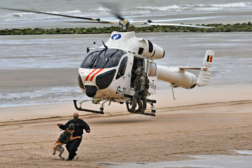 Hélicoptère MD902 G-11 de la Police belge (Federale Politie)