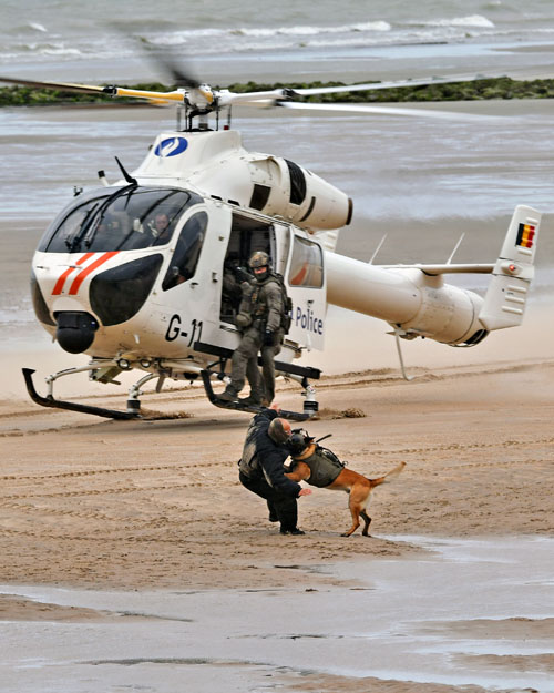 Hélicoptère MD902 G-11 de la Police belge (Federale Politie)