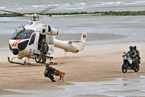 Hélicoptère MD902 G-11 de la Police belge (Federale Politie)