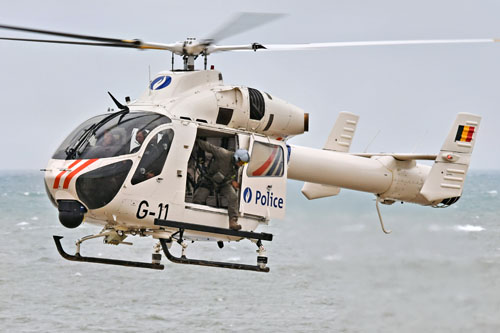 Hélicoptère MD902 G-11 de la Police belge (Federale Politie)