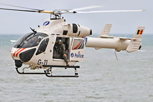 Hélicoptère MD902 G-11 de la Police belge (Federale Politie)