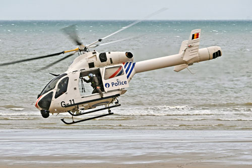 Hélicoptère MD902 G-11 de la Police belge (Federale Politie)