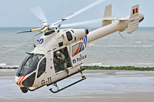 Hélicoptère MD902 G-11 de la Police belge (Federale Politie)