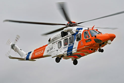 Hélicoptère AW189 PH-SAR Coast Guard Netherlands