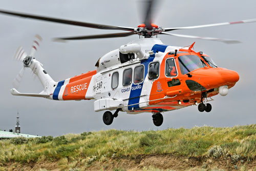 Hélicoptère AW189 PH-SAR Coast Guard Netherlands