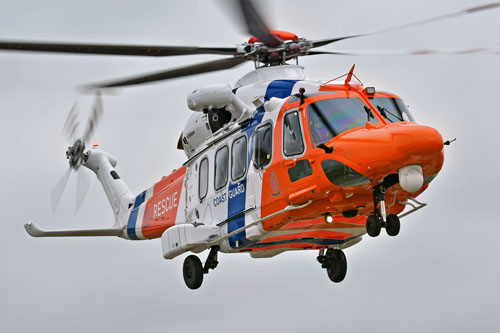 Hélicoptère AW189 PH-SAR Coast Guard Netherlands