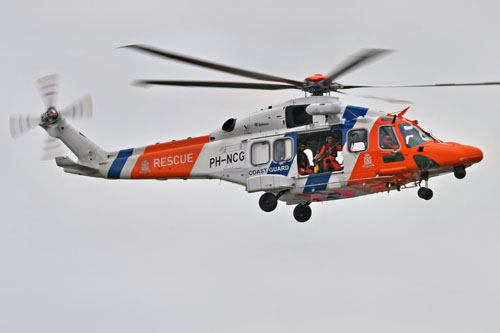 Hélicoptère AW189 PH-NCG Coast Guard Netherlands