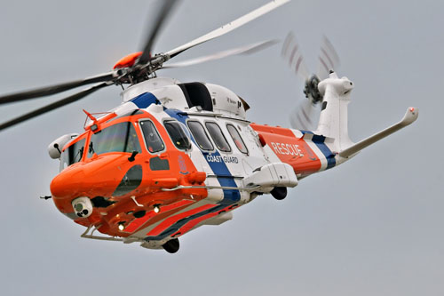 Hélicoptère AW189 PH-SAR Coast Guard Netherlands