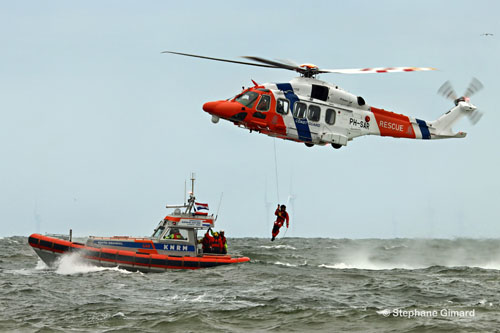 Hélicoptère SAR AW189 PH-SAR