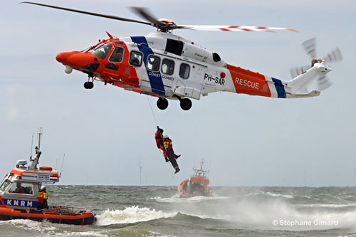 Hélicoptère SAR AW189 PH-SAR