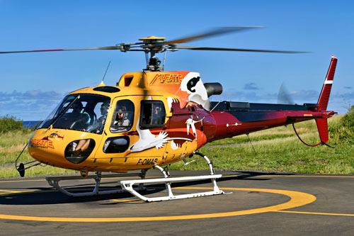 Hélicoptère H125 (AS350 B3E Ecureuil) F-OMAB (Paille en queue)