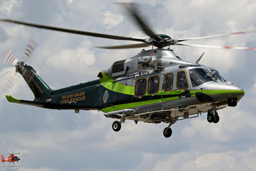 Hélicoptère AW139 N911FR Air Rescue 3 du Miami Dade Fire Rescue