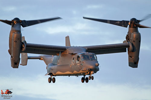 Hélicoptère à rotors basculants CV22 Osprey de l'USAF