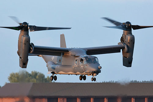 Hélicoptère à rotors basculants CV22 Osprey de l'USAF